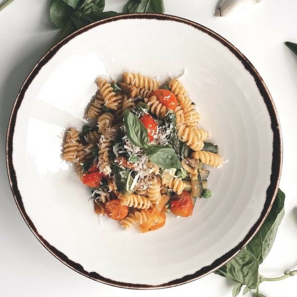 Sea bream carpaccio dish